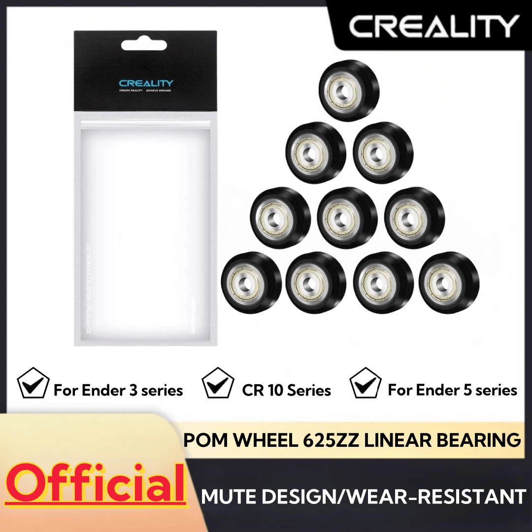 Creality Printer Ender 3 - Creality 3Dプリンター用 POM製プーリー 625zz リニアベアリング。Ender 3シリーズ/Ender5シリーズ/CR-10シリーズの3Dプリンター部品として使用。