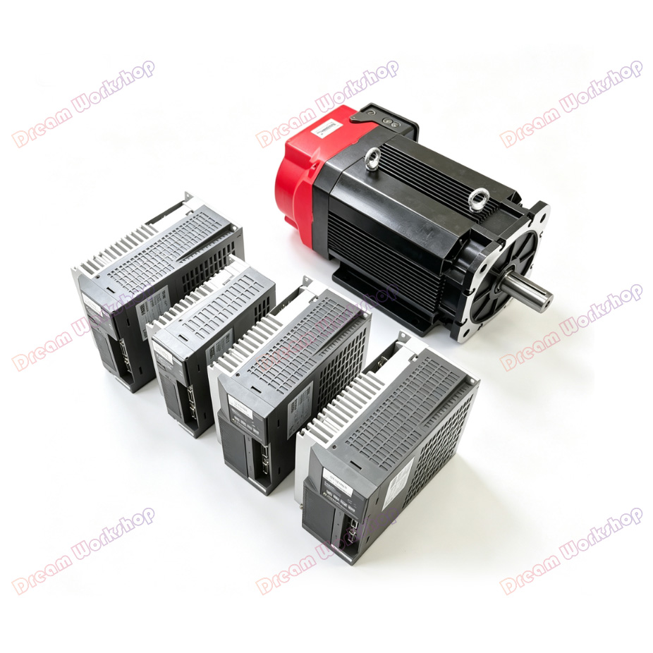 Cnc Spindle Motor - 大トルク2.2KW 1.5KW非同期スピンドルサーボモーター、ドライバー付きAC 380V、CNC旋盤フライス盤用、6000rpm高速