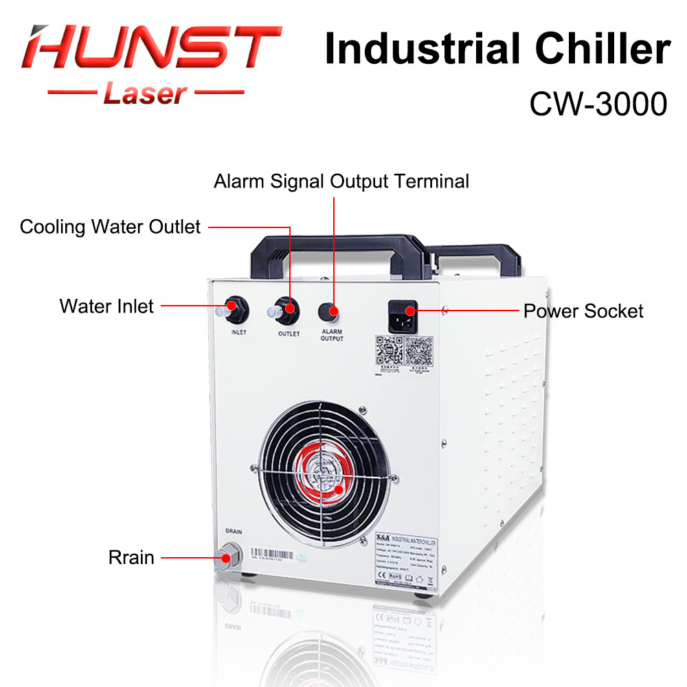 HUNST S&A CW3000 工業用水冷機 CO2彫刻切 - Laser Industrial Chiller のレビューと価格