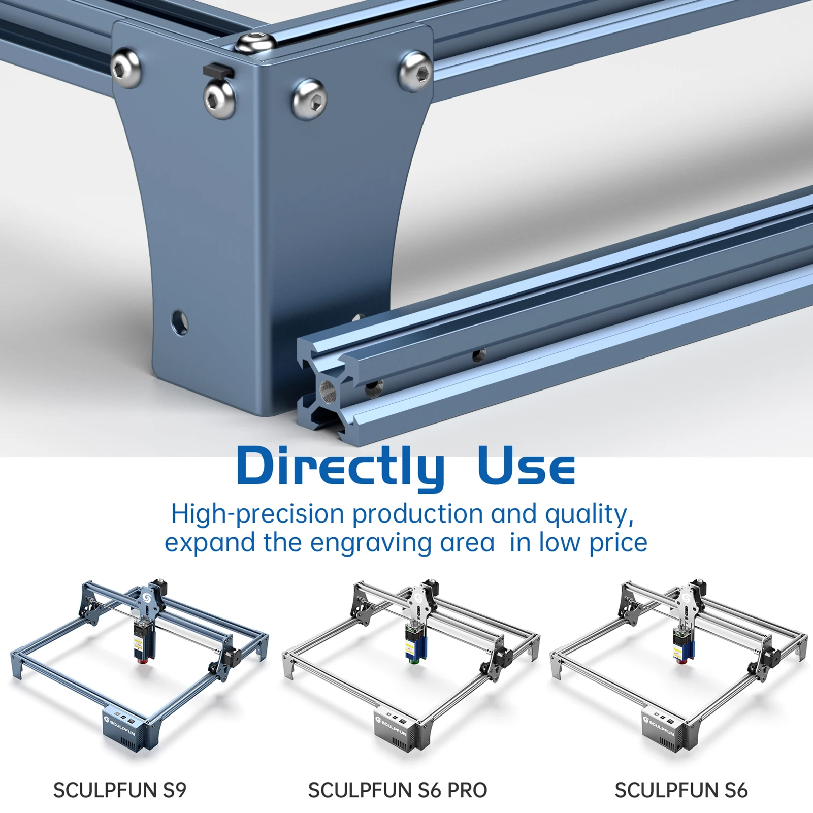 SCULPFUN 彫刻機彫刻エリア拡張キット S6/S6pr - Industrial Laser Engraver のレビューと価格