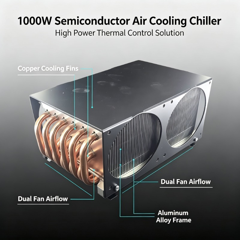 1000W半導体ペルチェ式空冷装置、レーザーリソグラフィー、 - Laser Industrial Chiller のレビューと価格