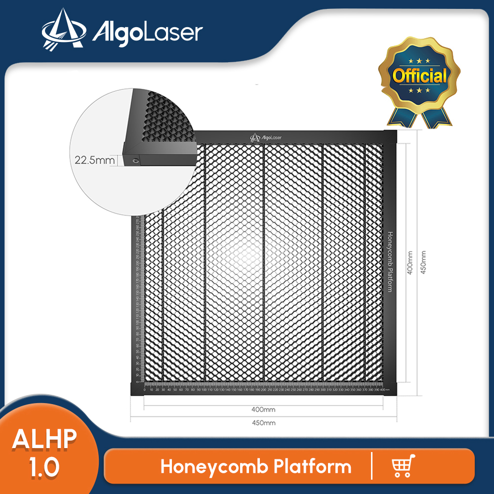 AlgoLaser 40x40cm スチール製ハニカム作業パ - Honeycomb Laser Bed のレビューと価格