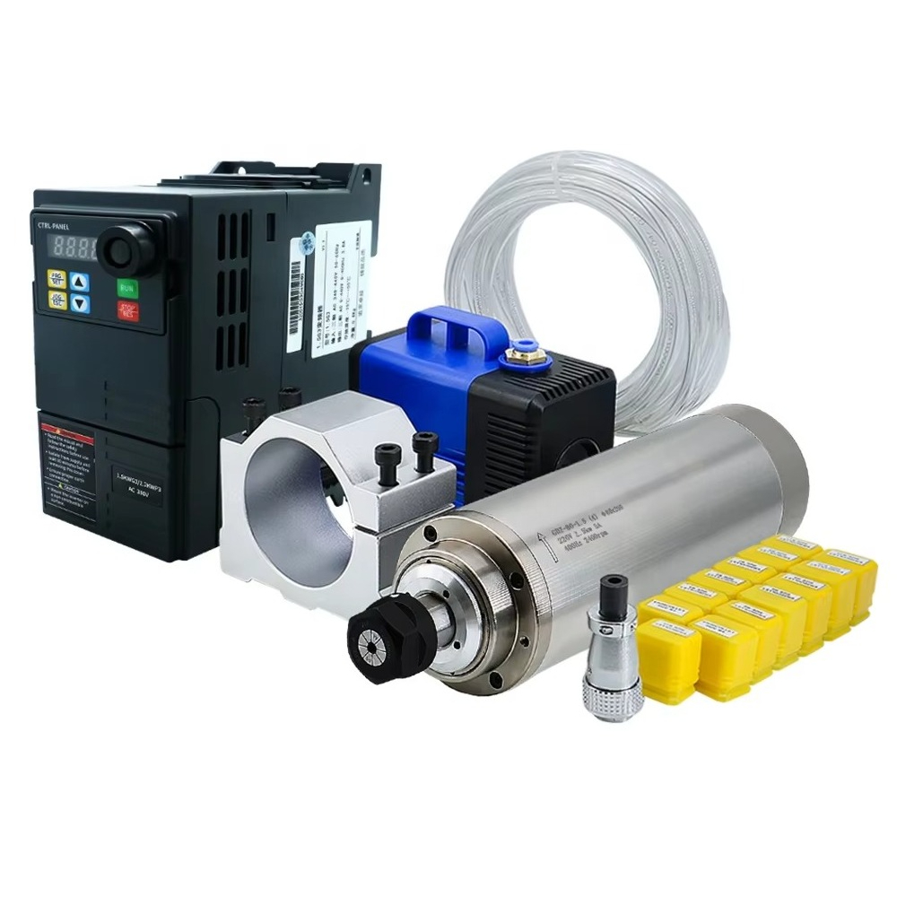 220V ER20 2.2kw 80mm水冷スピンドルモータ - Cnc Spindle Motor のレビューと価格