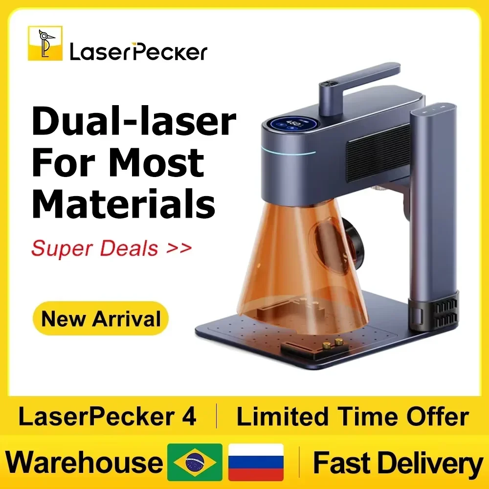 LASERPECKER 4 LP4 レーザー彫刻機すべての材 - Industrial Laser Engraver のレビューと価格