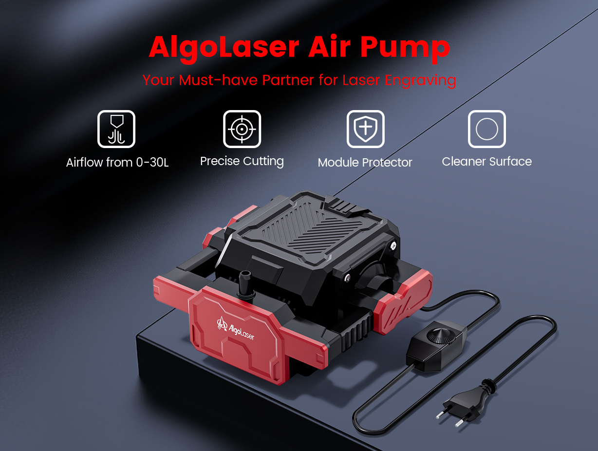 AlgoLaser調整可能なエアアシストポンプキット 30L - Industrial Laser Engraver のレビューと価格