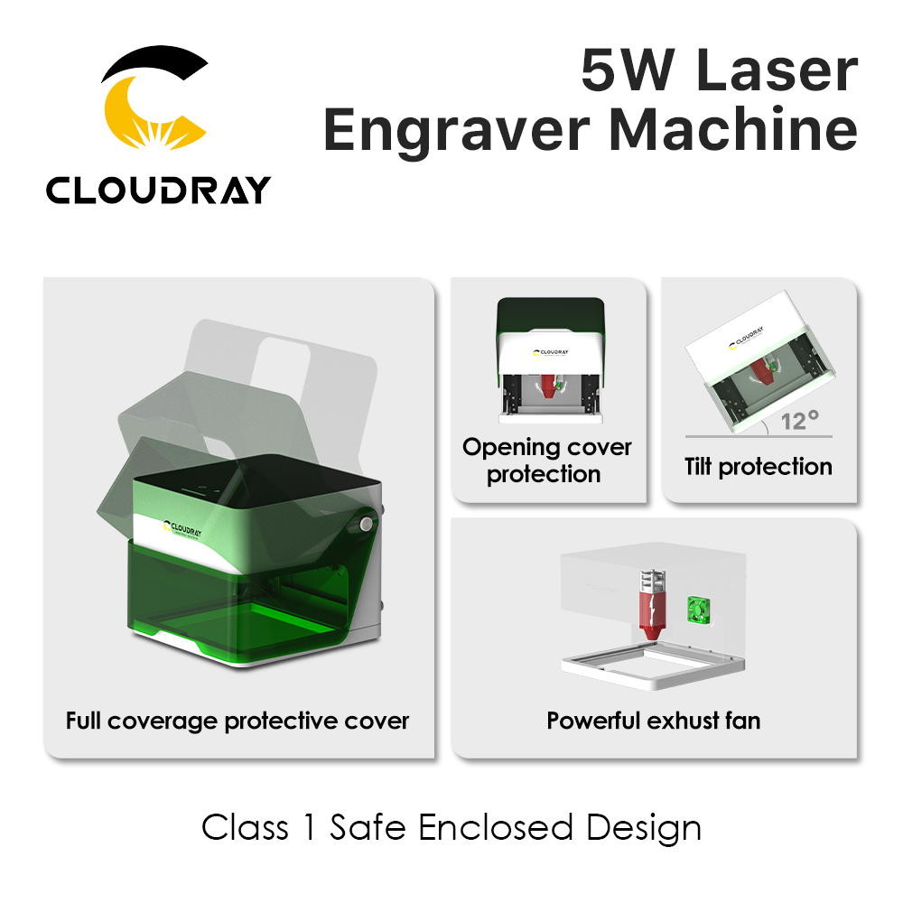 Cloudrayレーザー彫刻機BM1マークプリンターカッター - Laser Marking Machine のレビューと価格